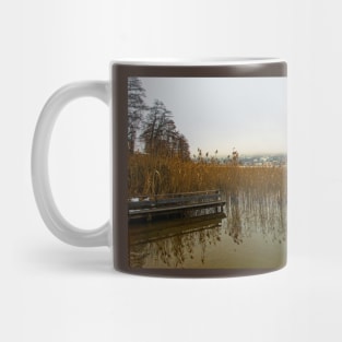 Winter Ossiacher See in Austria Mug